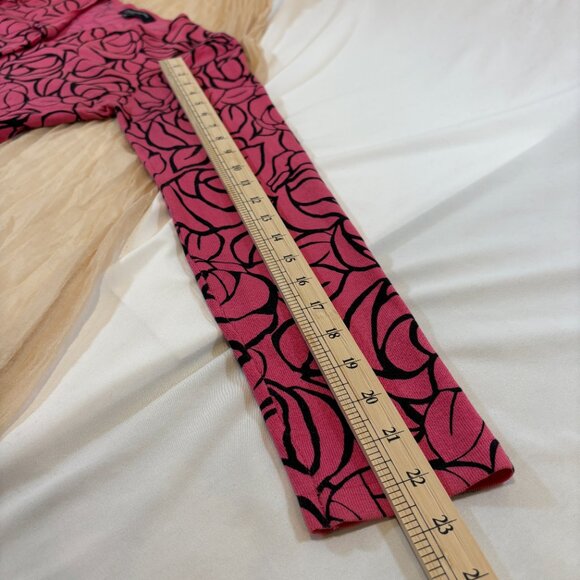 Jones New York Womens Pink/Black Floral Lightweight Button Down Cardigan Size M - Picture 11 of 13